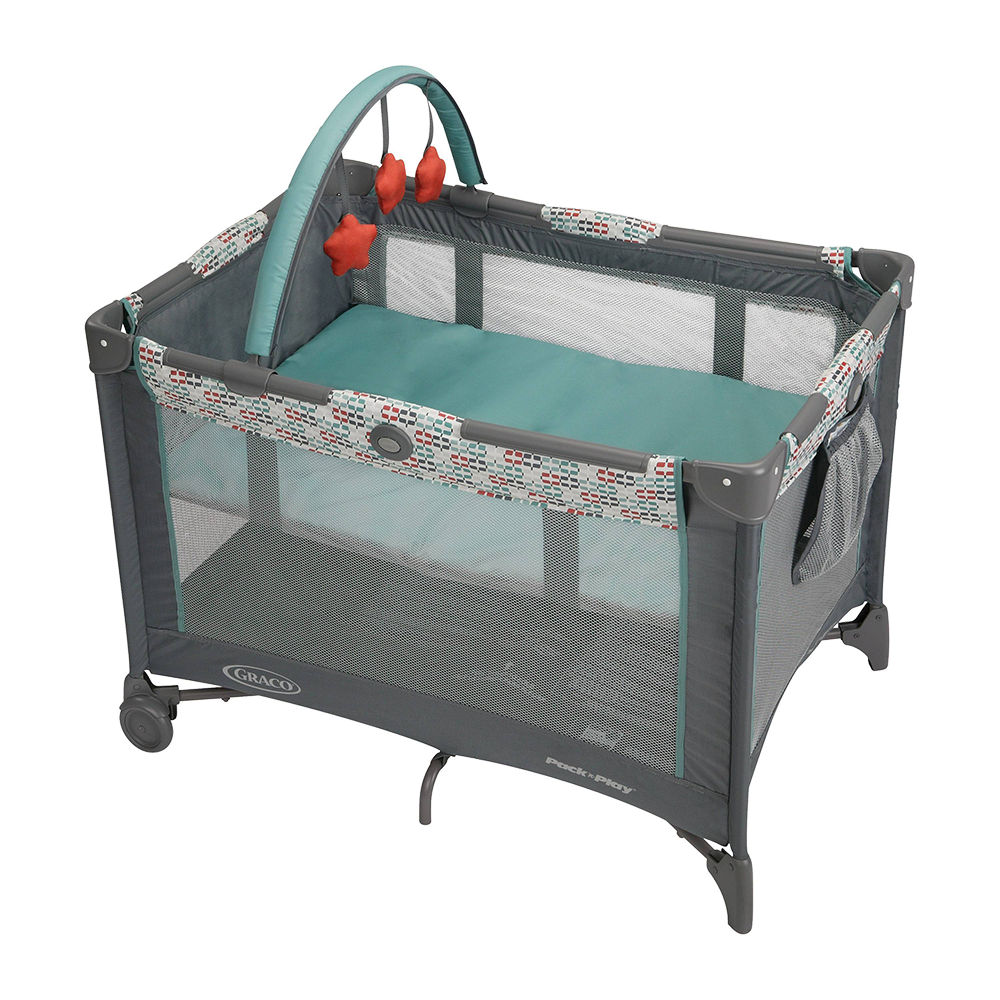 Pack-N-Play with Bassinet \u0026 Toy Bar 